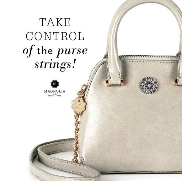 Charlotte Crossbody Bag in Oyster Color - Picture 3 of 3